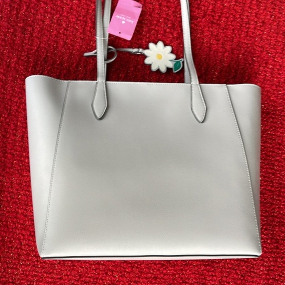 Kate Spade Dana Tote Platinum Grey - Picture 5 of 16